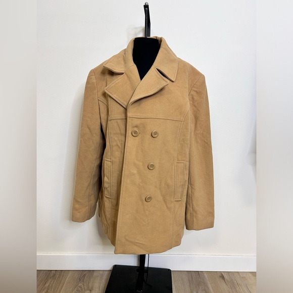 ◾️EGO Collection Wool And Cashmere Blend Pea Coat - Picture 4 of 5